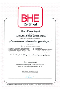 Fachkundepr&uuml;fung "Rauch- und W&auml;rmeabzugsanlagen"